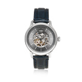 Buy Shop Maserati Epoca Automatic Skeleton Dial Black Leather Strap Watch For Men - R8821118002 USA Online