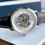 Buy Shop Maserati Epoca Automatic Skeleton Mechanical Silver Dial Watch For Men - R8821118003 USA Online
