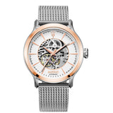 Buy Shop Maserati Epoca Automatic White Dial Silver Mesh Bracelet Watch For Men - R8823118001 USA Online