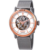 Buy Shop Maserati Epoca Automatic White Dial Silver Mesh Bracelet Watch For Men - R8823118001 USA Online