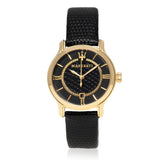 Buy Shop Maserati Epoca Black Dial Black Leather Strap Watch For Women - R8851118501 USA Online
