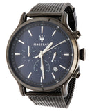 Buy Shop Maserati Epoca Black Edition Blue Dial Black Mesh Bracelet Watch For Men - R8873618008 USA Online
