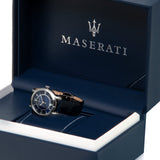 Buy Shop Maserati Epoca Blue Dial Blue Leather Strap Watch For Women - R8851118502 USA Online