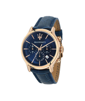 Buy Shop Maserati Epoca Blue Dial Leather Blue Strap Watch For Men - R8871618007 USA Online
