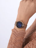 Buy Shop Maserati Epoca Blue Dial Rose Gold Mesh Strap Watch For Women - R8853118503 USA Online