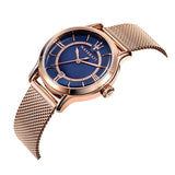 Buy Shop Maserati Epoca Blue Dial Rose Gold Mesh Strap Watch For Women - R8853118503 USA Online