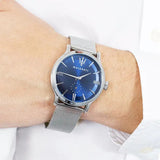 Buy Shop Maserati Epoca Blue Dial Silver Mesh Bracelet Watch For Men - R8853118006 USA Online