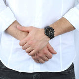 Buy Shop Maserati Epoca Chronograph Black Dial Black Mesh Strap Watch For Men - R8873618013 USA Online