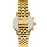 Buy Shop Maserati Epoca Chronograph Black Dial Gold Steel Strap Watch For Men - R8873618023 USA Online