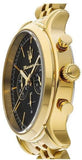Buy Shop Maserati Epoca Chronograph Black Dial Gold Steel Strap Watch For Men - R8873618023 USA Online