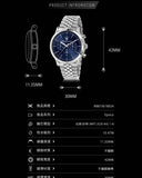 Buy Shop Maserati Epoca Chronograph Blue Dial Silver Steel Strap Watch For Men - R8873618024 USA Online