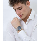 Buy Shop Maserati Epoca Chronograph Blue Dial Silver Steel Strap Watch For Men - R8873618024 USA Online