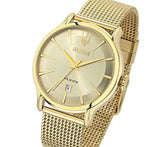 Buy Shop Maserati Epoca Golden Dial Golden Mesh Bracelet Watch For Men - R8853118003 USA Online