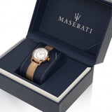 Buy Shop Maserati Epoca Mother of Pearl Dial Rose Gold Mesh Strap Watch For Women - R8853118506 USA Online