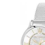 Buy Shop Maserati Epoca Mother of Pearl Dial Silver Mesh Strap Watch For Women - R8853118504 USA Online