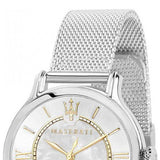Buy Shop Maserati Epoca Mother of Pearl Dial Silver Mesh Strap Watch For Women - R8853118504 USA Online