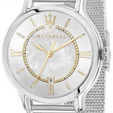Buy Shop Maserati Epoca Mother of Pearl Dial Silver Mesh Strap Watch For Women - R8853118504 USA Online