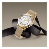 Buy Shop Maserati Epoca Mother of Pearl Dial Yellow Gold Mesh Strap Watch For Women - R8853118502 USA Online