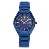 Buy Shop Maserati Guilloche Blue Edition 42mm Stainless Steel Watch For Men - R8853141001 USA Online