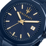 Buy Shop Maserati Guilloche Blue Edition 42mm Stainless Steel Watch For Men - R8853141001 USA Online