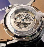 Buy Shop Maserati Ingegno Automatic Black Skeleton Dial Black Leather Strap Watch For Men - R8821119002 USA Online