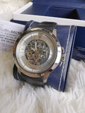 Buy Shop Maserati Ingegno Automatic Black Skeleton Dial Black Leather Strap Watch For Men - R8821119002 USA Online