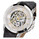 Buy Shop Maserati Ingegno Automatic Black Skeleton Dial Black Leather Strap Watch For Men - R8821119002 USA Online
