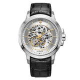 Buy Shop Maserati Ingegno Automatic Black Skeleton Dial Black Leather Strap Watch For Men - R8821119002 USA Online