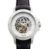 Buy Shop Maserati Ingegno Automatic Black Skeleton Dial Black Leather Strap Watch For Men - R8821119002 USA Online