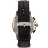 Buy Shop Maserati Ingegno Chronograph Black Dial Black Leather Strap Watch For Men - R8871619004 USA Online
