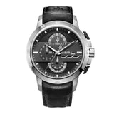 Buy Shop Maserati Ingegno Chronograph Black Dial Black Leather Strap Watch For Men - R8871619004 USA Online