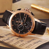 Buy Shop Maserati Ingegno Chronograph Brown Dial Brown Leather Strap Watch For Men - R8871619001 USA Online