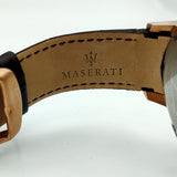 Buy Shop Maserati Ingegno Chronograph Brown Dial Brown Leather Strap Watch for Men - R88771639001 USA Online