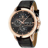 Buy Shop Maserati Ingegno Chronograph Brown Dial Brown Leather Strap Watch for Men - R88771639001 USA Online