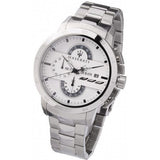 Buy Shop Maserati Ingegno Chronograph White Dial Silver Steel Strap Watch For Men - R8873619004 USA Online