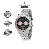 Buy Shop Maserati Legend Chronograph Black Dial Stainless Steel Watch For Men - R8873638001 USA Online