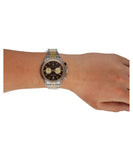 Buy Shop Maserati Legend Chronograph Brown Dial Two Tone Steel Strap Watch For Men - R8873638003 USA Online