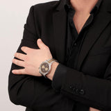 Buy Shop Maserati Legend Chronograph Brown Dial Two Tone Steel Strap Watch For Men - R8873638003 USA Online