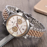 Buy Shop Maserati Legend Chronograph Ivory White Dial Two Tone Steel Strap Watch For Men - R8873638002 USA Online