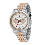 Buy Shop Maserati Legend Chronograph Ivory White Dial Two Tone Steel Strap Watch For Men - R8873638002 USA Online