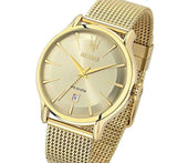 Buy Shop Maserati Epoca Golden Dial Golden Mesh Bracelet Watch For Men - R8853118003 USA Online