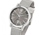 Buy Shop Maserati Epoca Grey Dial Grey Mesh Bracelet Watch For Men - R8853118002 USA Online