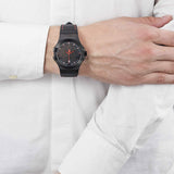 Buy Shop Maserati Potenza 3H STR Black Dial 42mm Leather Strap Watch For Men - R8851108010 USA Online