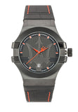 Buy Shop Maserati Potenza 3H STR Black Dial 42mm Leather Strap Watch For Men - R8851108010 USA Online