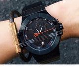Buy Shop Maserati Potenza 42mm Black Analog Dial Black Strap Watch For Men - R8853108003 USA Online