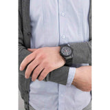 Buy Shop Maserati Potenza 42mm Black Analog Dial Black Strap Watch For Men - R8853108003 USA Online