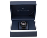 Buy Shop Maserati Potenza 42mm Black Analog Dial Black Strap Watch For Men - R8853108003 USA Online