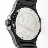 Buy Shop Maserati Potenza 42mm Black Analog Dial Black Strap Watch For Men - R8853108003 USA Online