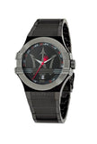 Buy Shop Maserati Potenza 42mm Black Analog Dial Black Strap Watch For Men - R8853108003 USA Online
