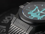 Buy Shop Maserati Potenza Aqua Edition Black Dial Black Mesh Strap Watch For Men - R8853144002 USA Online